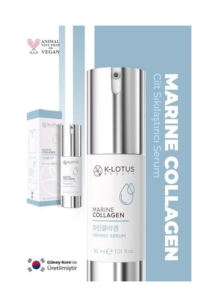K-Lotus Beauty Marine Collagen Gözenek Sıkılaştırıcı, Aydınlatıcı ve Kırışıklık Karşıtı Cilt Serumu 30 ml fiyatları