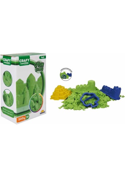 S01002237 Oyun Kumu 500GR Yeşil -Sun Kız Erkek Çocuk Oyuncak Eğitici Oyuncaklar fiyatları