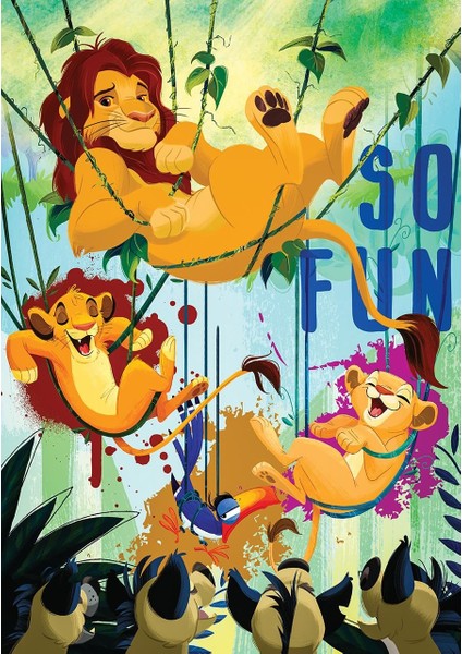 Lk 709 Lıon Kıng Puzzle 50 -Ks Kız Erkek Çocuk Oyuncak Eğitici Oyuncaklar fiyatları