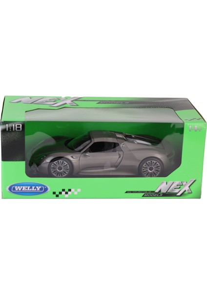 18051 Welly 1 18 Porche 918 Spyder Kız Erkek Çocuk Oyuncak Eğitici Oyuncaklar fiyatları