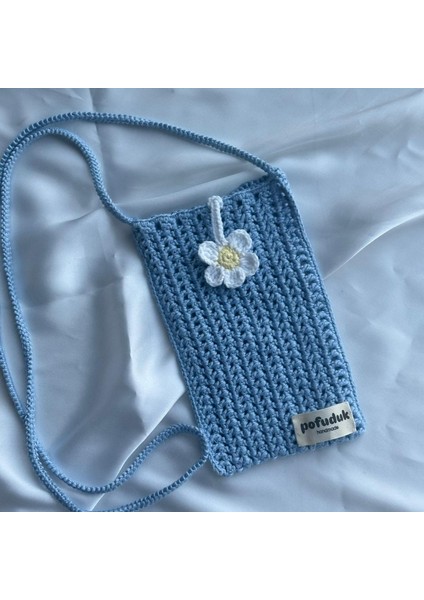 Hanmade Telefon Çantası Ppb1 Mavi
