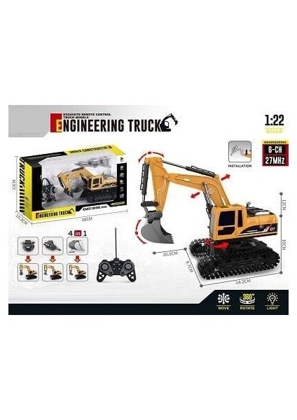 689-909 11 Kanal Duman Atn Metal Iş Makinası Kız Erkek Çocuk Oyuncak Eğitici Oyuncaklar