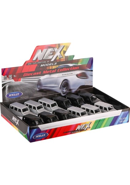 43689 Welly Dıe Castt Pull Back Mercedes G-Class - 1ADET Stokta Olan Gönderilir Kız Erkek Çocuk Oyun