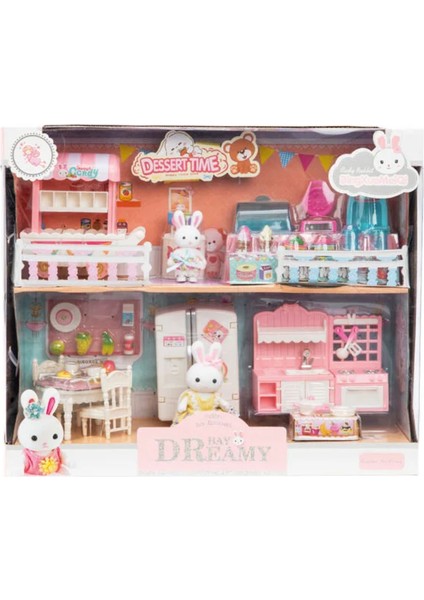 Bay Dreamy Tatlı Zamanı Mini Tavşan Oyun Seti Kız Erkek Çocuk Oyuncak Eğitici Oyuncaklar