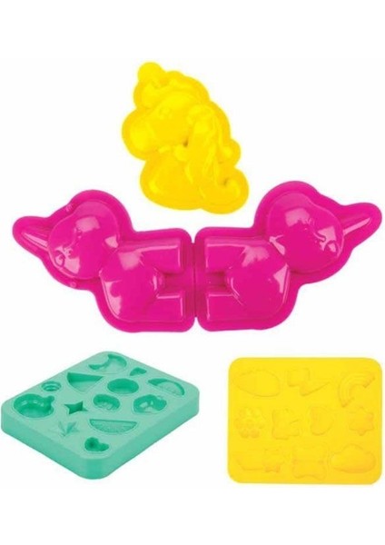 3471 Crafy Sihirli Unicorn Oyun Kumu Seti 250 G Kız Erkek Çocuk Oyuncak Eğitici Oyuncaklar fiyatları