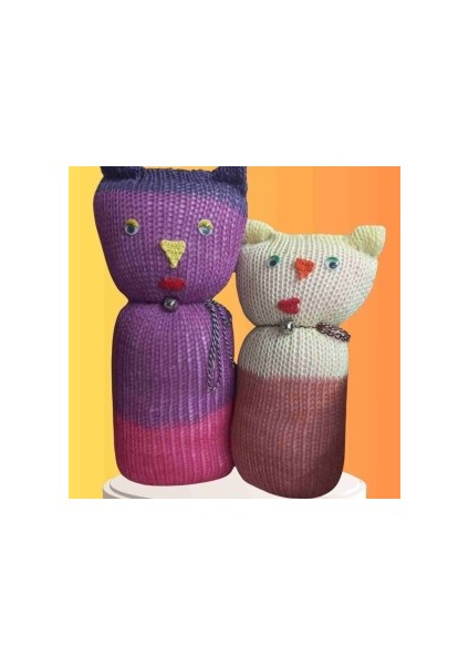 Tıkırık Örgü Yastık Uyku ve Oyun Arkadaşı Pembeş&minik - 35 Cm-45 cm