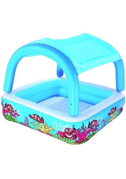 52192 Şişme Zemin Gölgelikli 147X147X122CM Kız Erkek Çocuk Oyuncak Eğitici Oyuncaklar fiyatları