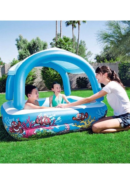 52192 Şişme Zemin Gölgelikli 147X147X122CM Kız Erkek Çocuk Oyuncak Eğitici Oyuncaklar modelleri