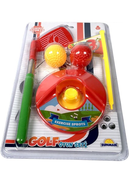 Minyatür Mini Golf Seti - S00003258 Kız Erkek Çocuk Oyuncak Eğitici Oyuncaklar