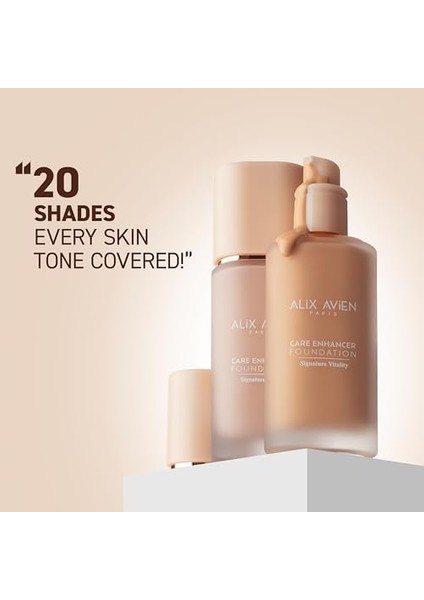 Alix Avien Kırışıklık Karşıtı Nemlendirici SPF30 Parlak Bitişli Fondöten Care Enhancer 809 Peach Buff fiyatları