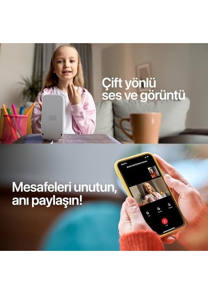 Smart Ekranlı Akıllı Iç Mekan Güvenlik Kamerası Wi-Fi 4mp 2k Qhd Görüntü Hareket Algılama 355° 10M Gece Görüş Çift Yönlü Görüntülü Sesli Iletişim Bulut/yerel Depolama (256GB) X7208 modelleri