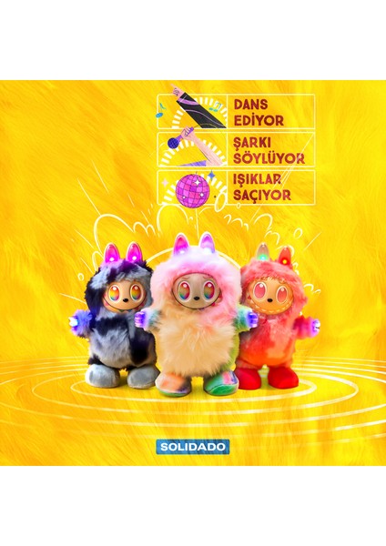 Labubu Dans Ediyor! Sahnede Şov Var: Şarkı Söylüyor, Işıklar Yanıyor! Sürpriz Renkle Geliyor!