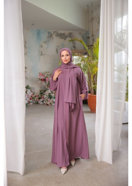 Ankanoor Gül Kurusu Medine Ipeği Şallı Namaz Elbisesi ANKA255047