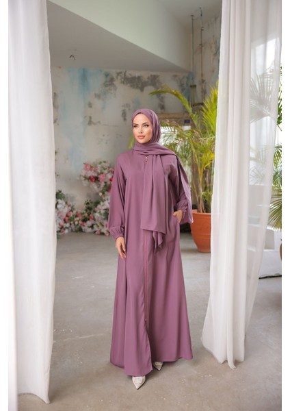 Ankanoor Gül Kurusu Medine Ipeği Şallı Namaz Elbisesi ANKA255047 fiyatları