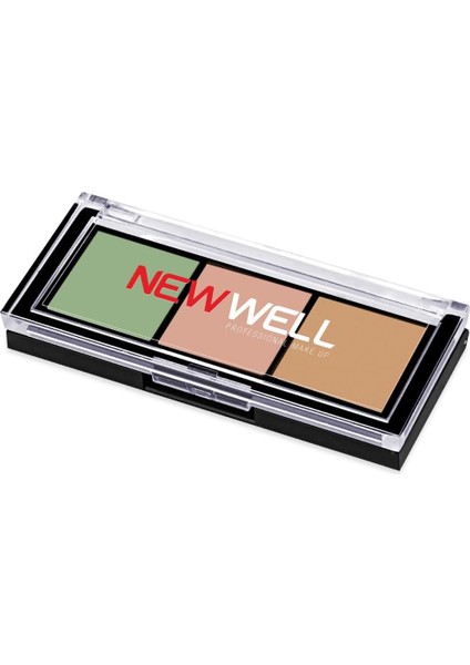 New Well Porselen Makyaj Yüz Kapatıcı Kamuflaj Kremi Paleti 1 1 fiyatları