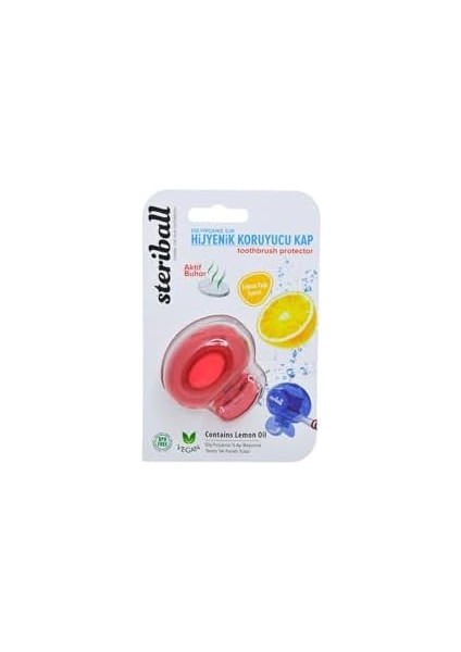 Steriball Diş Fırçası Koruma Kabı - Limon Kokulu Yetişkin
