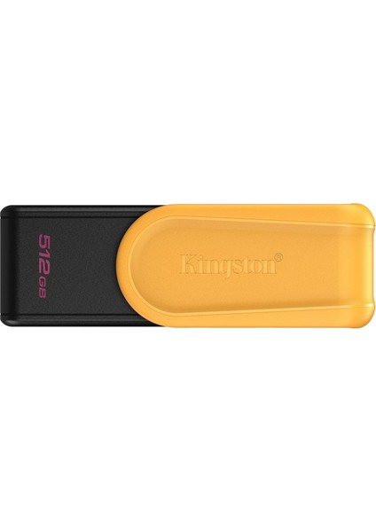 Datatraveler Exodia S USB Bellek - 512GB - USB 3.2 Gen 1 - USB Tip A - Siyah/sarı