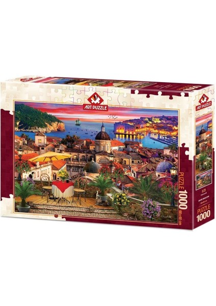 5178 Art Puzzle Dubrovnik 1000 Parça Puzzle Kız Erkek Çocuk Oyuncak Eğitici Oyuncaklar