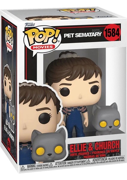 Funko Pop & Buddy: Pet Sematary - Ellie & Church Kız Erkek Çocuk Oyuncak Eğitici Oyuncaklar fiyatları