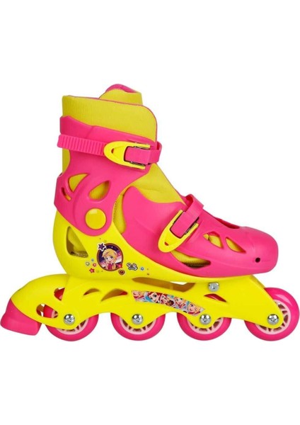 02466 Polly Pocket Inline 4 Teker Paten 34-37 Kız Erkek Çocuk Oyuncak Eğitici Oyuncaklar fiyatları