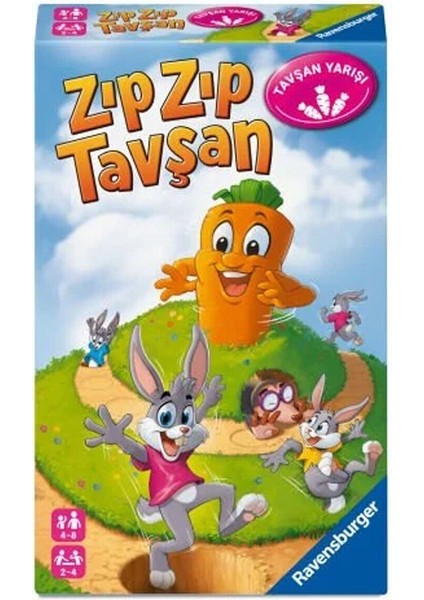 248810 Ravensburger - Zıpzıp Tavşan - Seyahat Boy Kutu Oyunu Kız Erkek Çocuk Oyuncak Eğitici Oyuncak modelleri