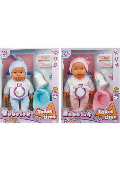 Bebelou Tuvalet Zamanı Sesli Gülen ve Ağlayan Bebek Kız Erkek Çocuk Oyuncak Eğitici Oyuncaklar fiyatları