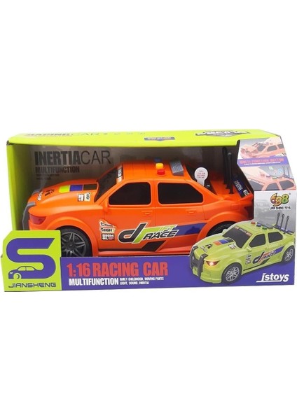 Sesli Işıklı Sürtmeli Spor Araba 24 Kız Erkek Çocuk Oyuncak Eğitici Oyuncaklar