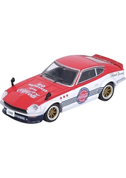 Inno 1/64 Scale Coca-Cola Nissan Fairylady 2 S30 Kız Erkek Çocuk Oyuncak Eğitici Oyuncaklar