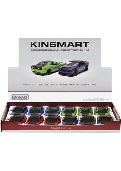 KT5461D Çekbırak 2023 Dodge Challenger Kız Erkek Çocuk Oyuncak Eğitici Oyuncaklar modelleri