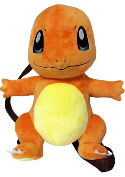 Pokemon Charmander Peluş Sırt Çantası Kız Erkek Çocuk Oyuncak Eğitici Oyuncaklar