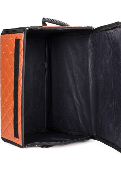 Lacasa Automotive Bagaj Organizeri,bagaj Çantası,bagaj Düzenleyici Kapitone Deri Çanta (40CM)