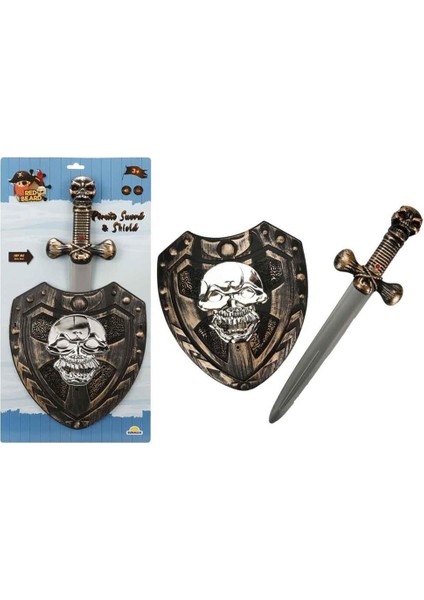 Korsan Set Kılıç/kalkan Ses/ışık Krtl Kız Erkek Çocuk Oyuncak Eğitici Oyuncaklar