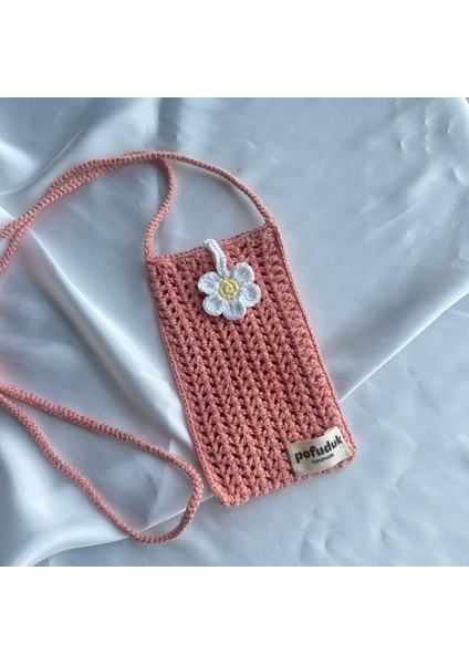 Hanmade Telefon Çantası Ppb6 Yaldızlı Pembe