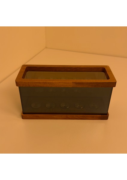 Nora -Sonsuzluk Aynalı Ahşap Dekoratif Tealight Mumluk modelleri