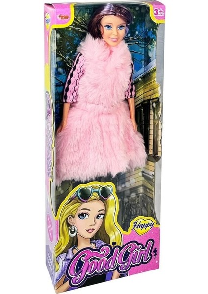 WG-66769 Kut.kürklü Çizmeli Bebek 29CM 48PCS -Vrd Kız Erkek Çocuk Oyuncak Eğitici Oyuncaklar