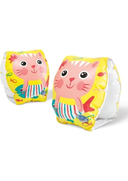 Intex Yavru Kedi Desenli Kolluk 20X15CM (06-36 Ay) Kız Erkek Çocuk Oyuncak Eğitici Oyuncaklar