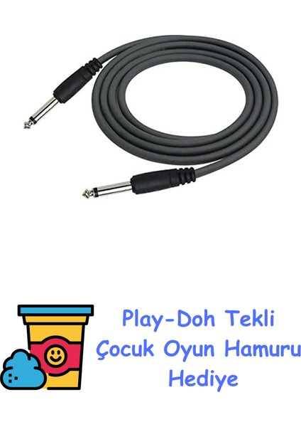IC241BK Gitar Kablosu + Play-Doh Oyun Hamuru
