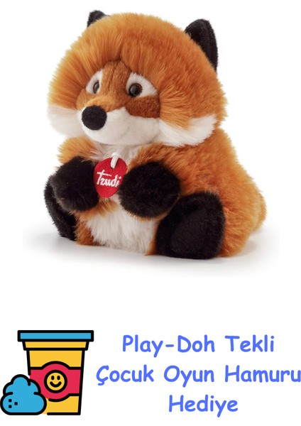 Trudı Peluş Fluffy Fox + Play-Doh Oyun Hamuru