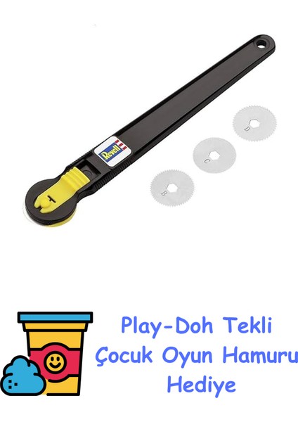 "rivet Maker" Tool W/4x Rivet Wheel-Revell Tools + Play-Doh Oyun Hamuru