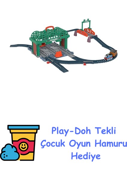 Thomas & Friends Fisher-Price Thomas ve Arkadaşları™ Knapford Istasyonu Oyun Seti Fisher-Price Thomas ve Arkadaşları Knapford Istasyonu Tren Seti HGX63 + Play-Doh Oyun Hamuru