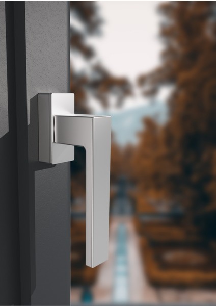 Pencere Kolu Estetik Popüler Ispanyolet Ttutamağı Pvc ve Aluminyum Uyumlu Siyah