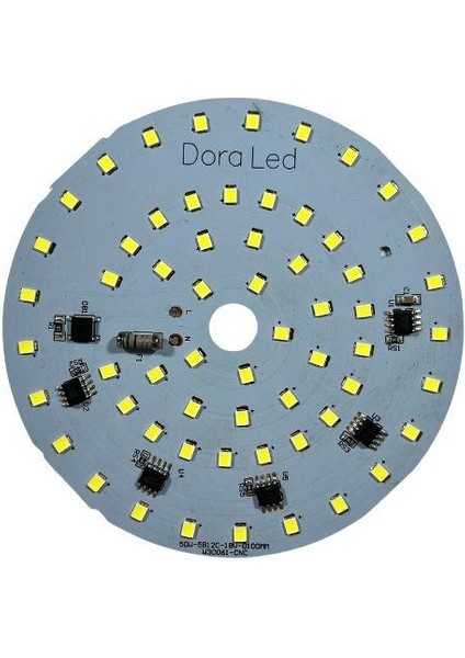 220VOLT 50WATT Smd 2835 Ledli LED Modül Beyaz 10MM Delik Çaplı 220V 50W Avize Ledi 100MM indirimleri