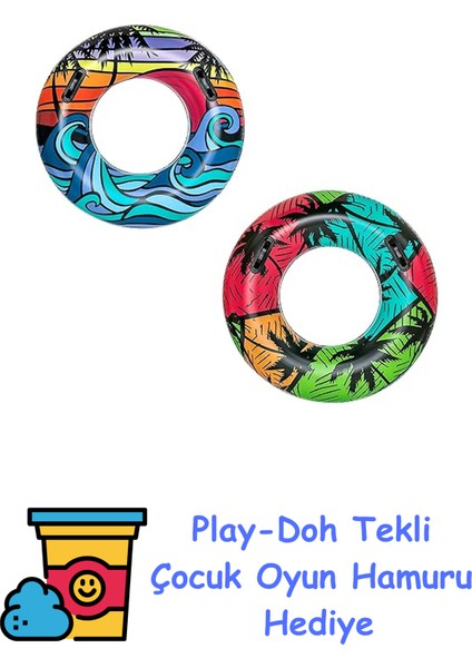 Coastal Castaway Yüzme Sepeti 91 cm + Play-Doh Oyun Hamuru