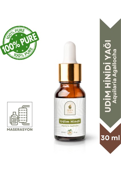 Udim Hindi Yağı 30 Ml. %100 Saf