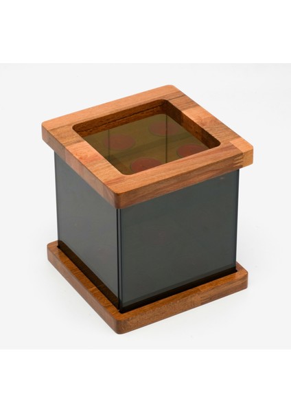 Kaira - Dekoratif Sonsuzluk Efektli Ahşap Tealight Mumluk modelleri