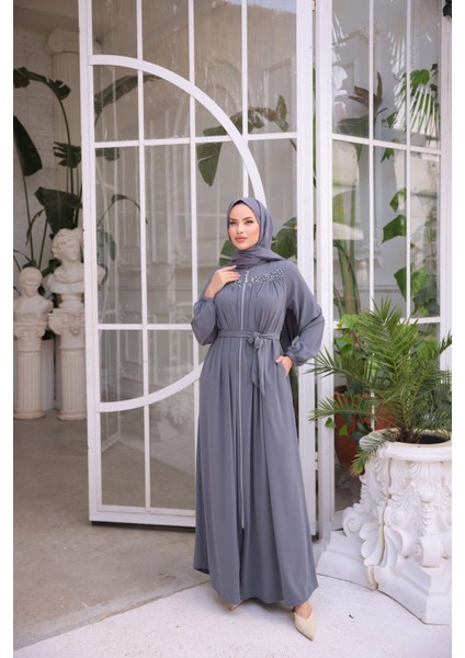 Ankanoor Robalı Boncuklu Ferace ANKA255016 indirimleri