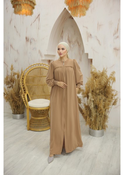 Ankanoor Koyu Camel Robalı Ferace ANKA255008 indirimleri