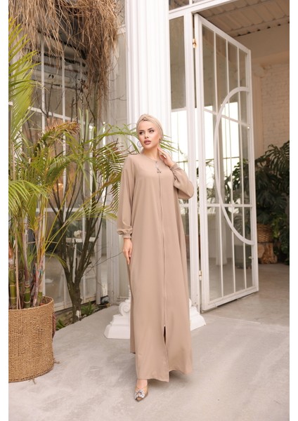 Ankanoor Koyu Bej Mevlana Ferace ANKA255002 fiyatları