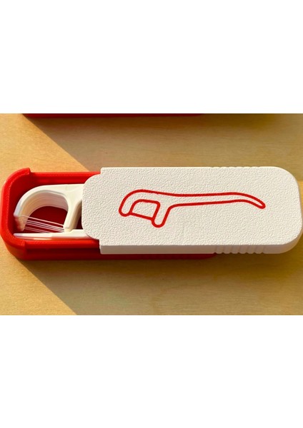 🔴⚪ Cep Boy Kürdan Kutusu – 9,5 × 1,5 × 3,5 cm | Taşınabilir | Dayanıklı Plastik Malzeme modelleri