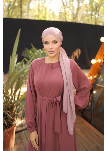 Ankanoor Koyu Gül Kurusu Gizli Patlı Ferace ANKA255020 modelleri